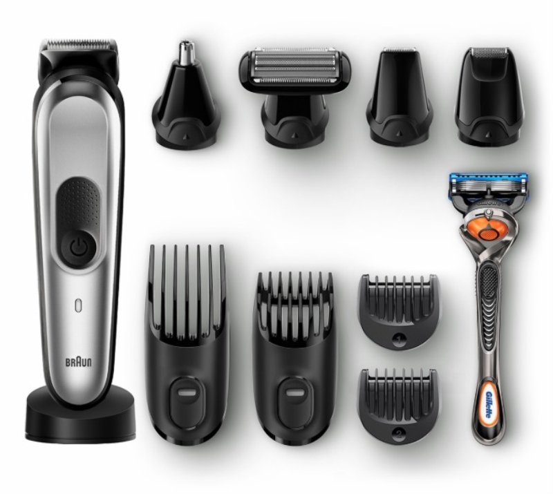 BRAUN Rifinitore Braun MultiGrooming kit 10 in 1 (MGK7020) wet & dry barba e capelli 